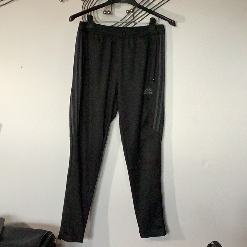 Black And Grey Adidas Climacool Joggers, Size L